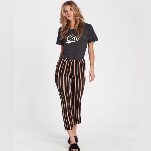 Billabong sundown striped cropped stretchy pant - Picture 3 of 3